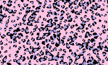 Pembe leopar baskı tasarımı. Hayvan deri desen.