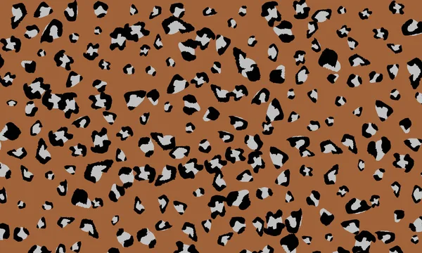Diseño de estampado de leopardo. Patrón de piel animal . — Archivo Imágenes Vectoriales
