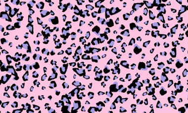 Pembe leopar baskı tasarımı. Hayvan deri desen.