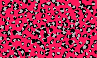 Leopar baskı tasarımı. Hayvan deri desen.