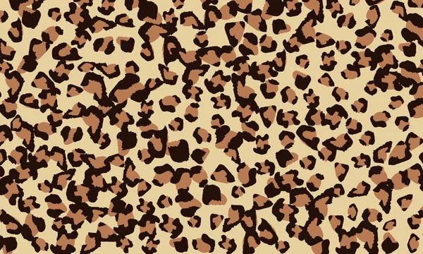 Leopard print design. Djurhud mönster. — Stock vektor