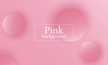 Pembe arka plan. 3D tasarım.