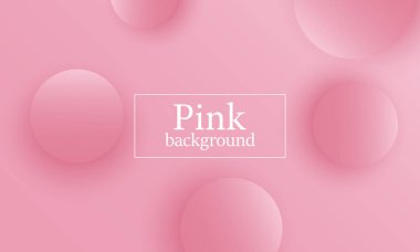 Pembe arka plan. 3D tasarım.