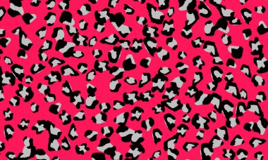 Leopar baskı tasarımı. Hayvan deri desen.