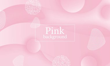 Pembe arka plan. 3D tasarım.