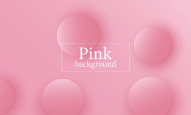 Pembe arka plan. 3D tasarım.