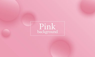 Pembe arka plan. 3D tasarım.