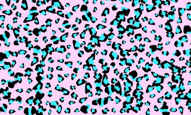 Pembe leopar baskı tasarımı. Hayvan deri desen.