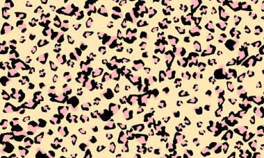 Leopar baskı tasarımı. Hayvan deri desen.