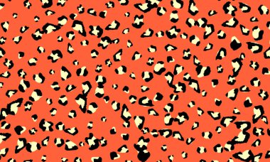 Leopar baskı tasarımı. Hayvan deri desen.