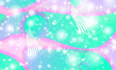 Gökkuşağı denizkızı arka plan.