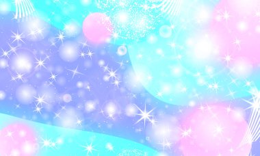 Peri arka plan. Unicorn deseni.