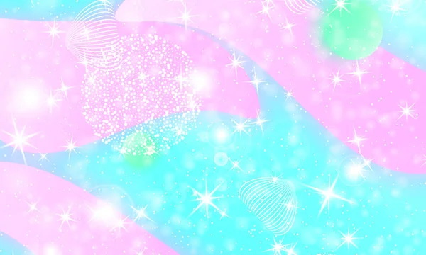 Peri arka plan. Unicorn deseni.