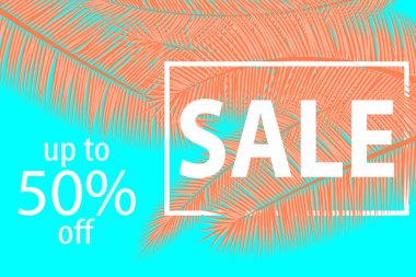 Sıcak Yaz Satış tasarımı.