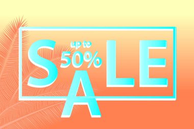 Sıcak Yaz Satış tasarımı.