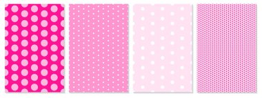 Polka dot tasarlamak vektör. Bebek arka plan.