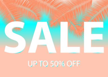 Sıcak Yaz Satış tasarımı.