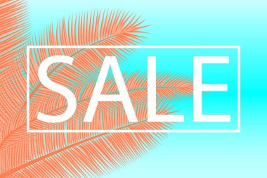 Sıcak Yaz Satış tasarımı.