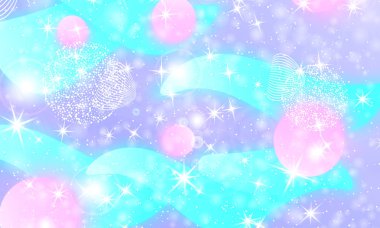 Peri arka plan. Unicorn deseni.