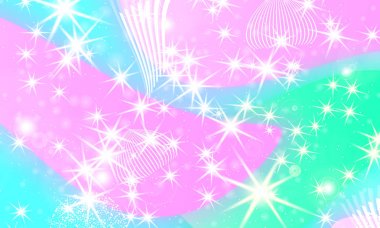 Peri arka plan. Unicorn deseni.