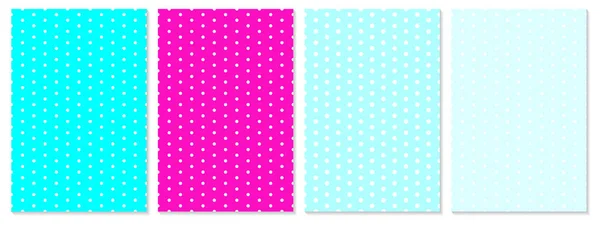 Polka dot pattern vector. Baby background. — Stock Vector