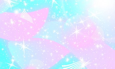 Peri arka plan. Unicorn deseni.