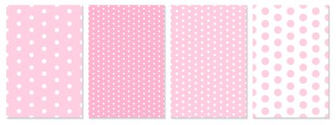 Polka dot tasarlamak vektör. Bebek arka plan.