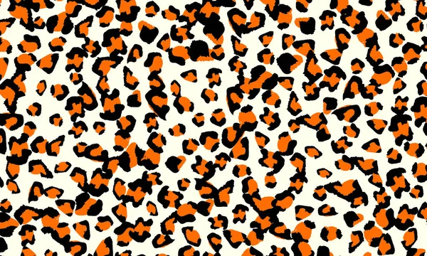 Design imprimé léopard. Modèle de peau animale . — Image vectorielle