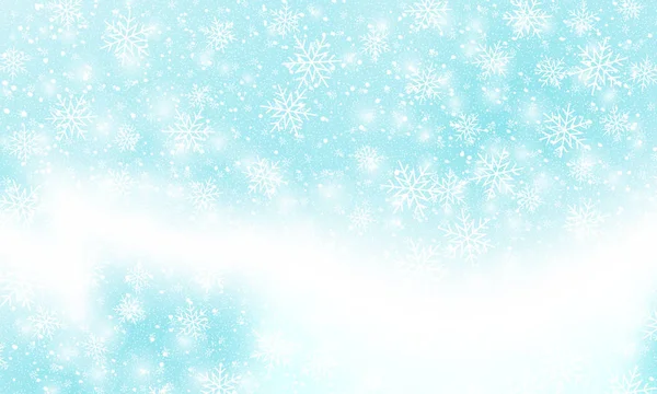 Cae el fondo de nieve. Ilustración vectorial — Vector de stock