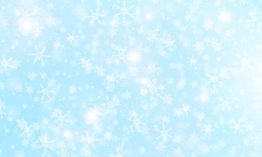 Kar arka planı düşüyor. Vektör illüstrasyonu