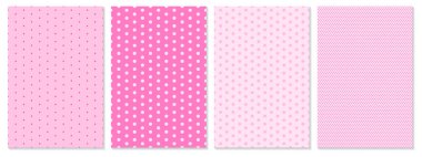 Polka dot tasarlamak vektör. Bebek arka plan.