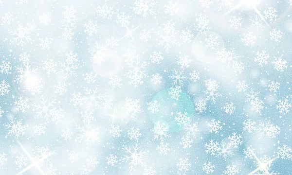 Falling snow background. Vector illustration — Stock Vector