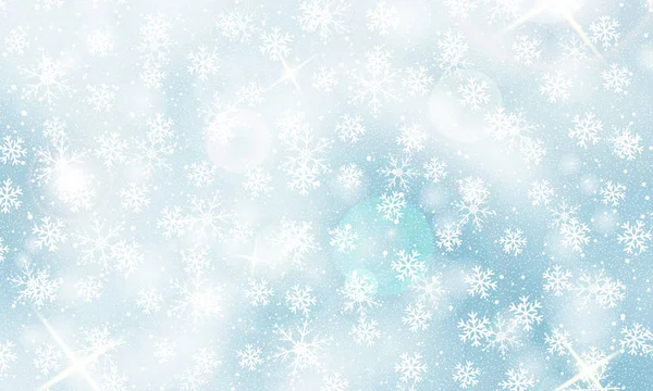 Cae el fondo de nieve. Ilustración vectorial — Vector de stock