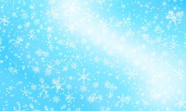 Kar arka planı düşüyor. Vektör illüstrasyonu