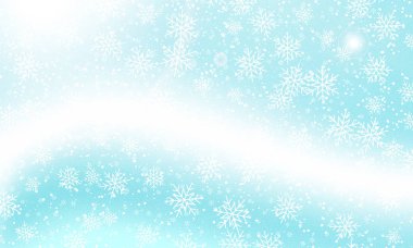 Kar arka planı düşüyor. Vektör illüstrasyonu