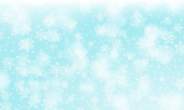 Cae el fondo de nieve. Ilustración vectorial — Vector de stock