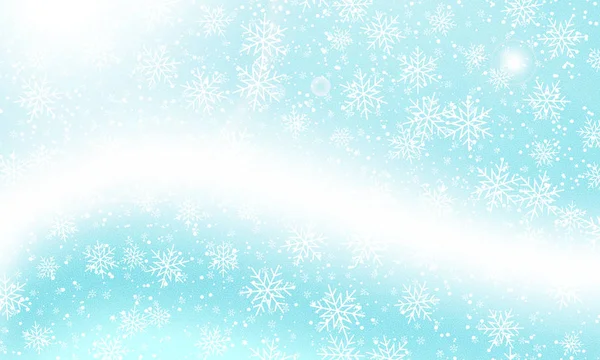 Kar arka planı düşüyor. Vektör illüstrasyonu