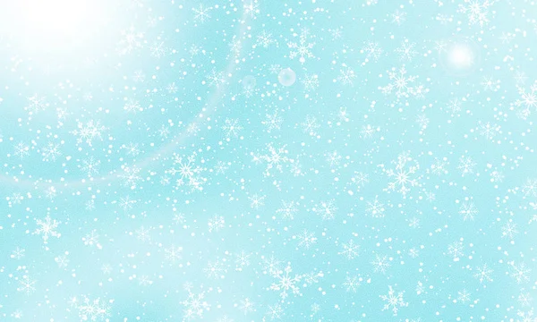 Kar arka planı düşüyor. Vektör illüstrasyonu