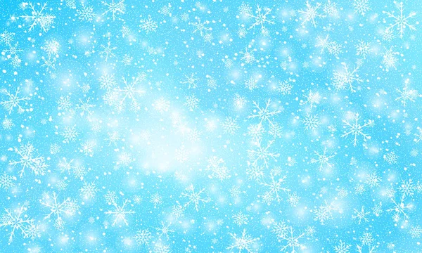 Kar arka planı düşüyor. Vektör illüstrasyonu