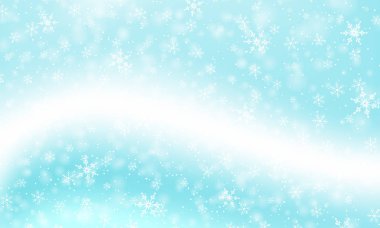 Kar arka planı düşüyor. Vektör illüstrasyonu