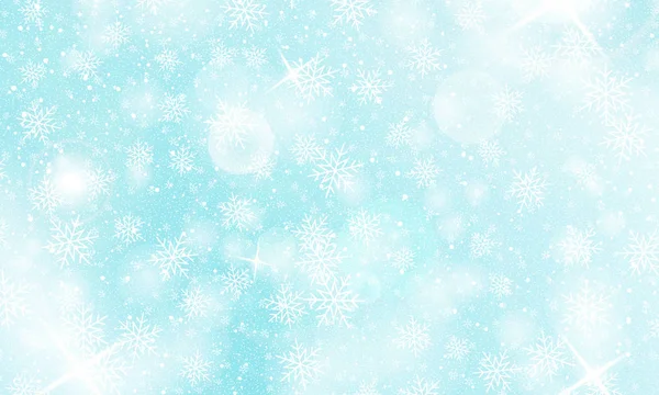 Падаючий сніговий фон. Векторна ілюстрація — стоковий вектор