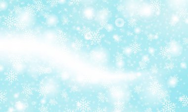 Kar arka planı düşüyor. Vektör illüstrasyonu