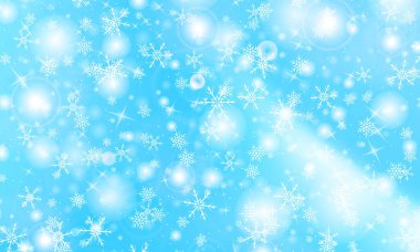 Kar arka planı düşüyor. Vektör illüstrasyonu