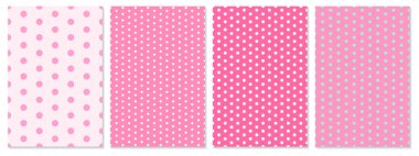Polka dot tasarlamak vektör. Bebek arka plan.