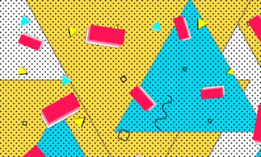 Pop Dot Tasarımı. Bebek Mavi Bahar Duvarkağıdı. Kırmızı 