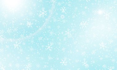 Kar arka planı düşüyor. Vektör illüstrasyonu