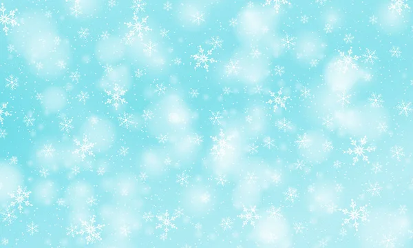 Falling snow background. Vector illustration — Stock Vector