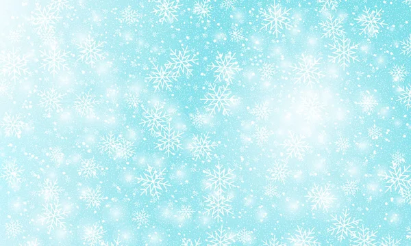 Падение снежного фона. Векторная иллюстрация — стоковый вектор