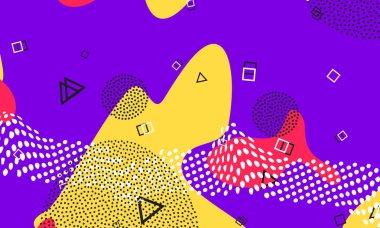 Mor Eğlence Sanatı. Modern çizim. Terracotta Pop. 