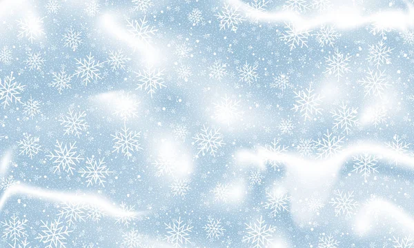 Padající sněhové pozadí. Vektorová ilustrace — Stockový vektor